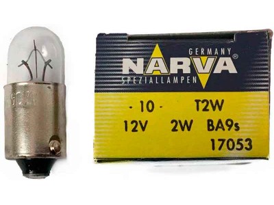 Лампа Narva Standart T2W 12v 17053