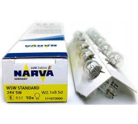 Лампа Narva Standart W5W 24v 17197