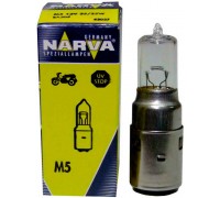 Галогенная лампа  Narva Standart M5 12v 35/35w ba20d moto 42027