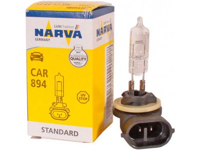 Галогенная лампа  Narva Standart H27/2 (894) 12v 37,5w гнутый цоколь 48054