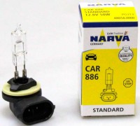 Галогенная лампа  Narva Standart H27/2 (886) 12v 50w гнутый цоколь 48056