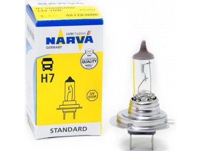 Галогенная лампа  Narva Standart H7 24v 70w 48728