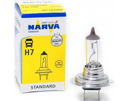 Галогенная лампа  Narva Standart H7 24v 70w 48728