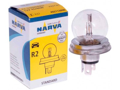 Галогенная лампа  Narva Standart R2 12v 45/40w 49211