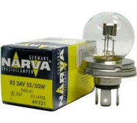 Галогенная лампа  Narva Standart R2 24v 55/50w 49321