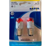 Светодиодная лампа Narva Range Performance LED P21/5W 12v красная 18096