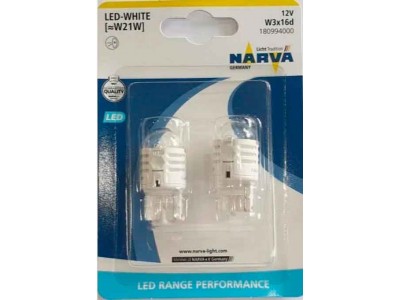 Светодиодная лампа Narva Range Performance LED W21W 6000K 12v белая 18099