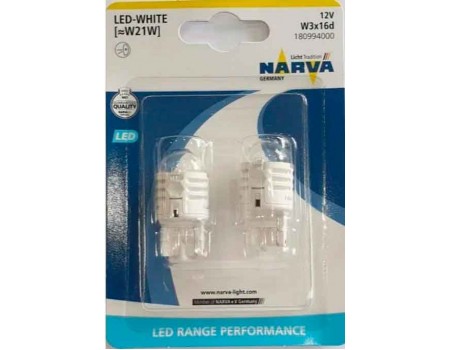 Светодиодная лампа Narva Range Performance LED W21W 6000K 12v белая 18099