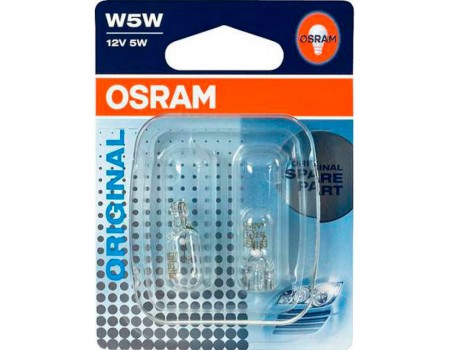 Комплект ламп Osram Original Line W5W 12v 2825-02b