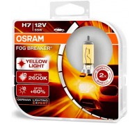 Галогенные лампы Osram Fog Breaker H7 12v 55w 62210FBR-HCB