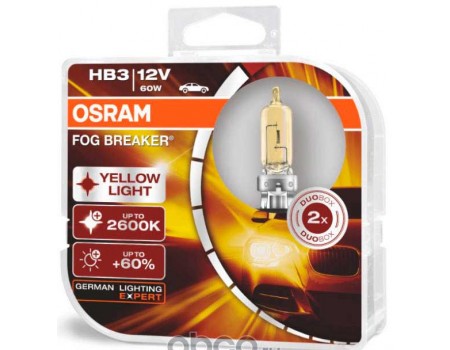 Галогенные лампы Osram Fog Breaker HB3 12v 60w 9005FBR-HCB