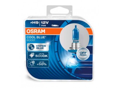 Галогенные лампы Osram Cool Blue Boost H9 12v 75w 62213cbb-hcb