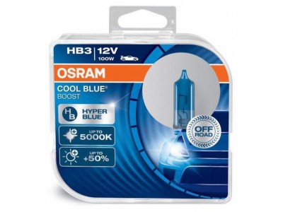 Галогенные лампы Osram Cool Blue Boost HB3 12v 100w 69005cbb-hcb