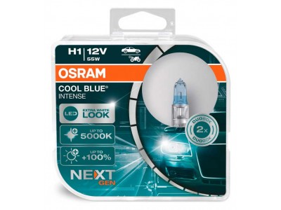 Галогенная лампа Osram Cool Blue Intense NEXT GEN +100% H1 12v 55w 64150cbnhcb