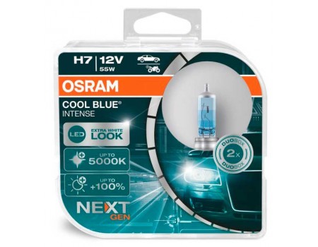 Галогенная лампа Osram Cool Blue Intense NEXT GEN +100% H7 12v 55w 64210cbnhcb