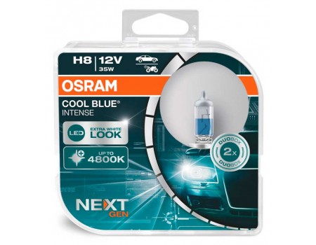 Галогенная лампа Osram Cool Blue Intense NEXT GEN +100% H8 12v 35w 64212cbnhcb
