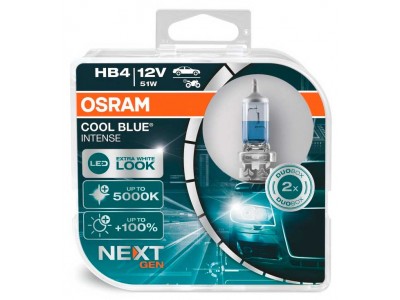 Галогенная лампа Osram Cool Blue Intense NEXT GEN +100% HB4 12v 51w  9006cbnhcb