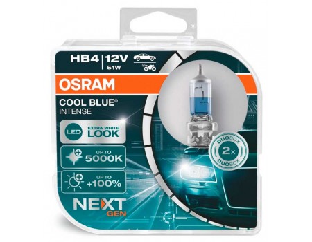 Галогенная лампа Osram Cool Blue Intense NEXT GEN +100% HB4 12v 51w  9006cbnhcb