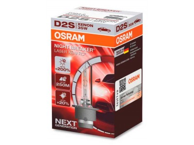 Ксеноновая лампа D2S Osram Night Breaker Laser Xenarc +200% 66240xnl
