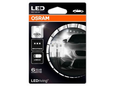 Светодиодная лампа OSRAM LEDriving - Premium W5W 12v белая 2850CW-02B
