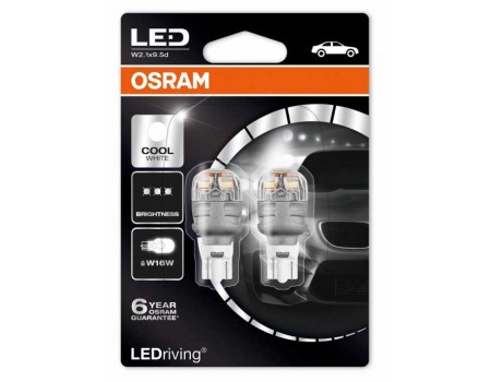 Светодиодная лампа OSRAM LEDriving - Premium W16W 12v белая 9213CW-02B