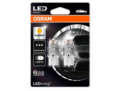 Светодиодная лампа OSRAM LEDriving - Premium W21W 12v желтая 7905YE-02B