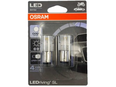 Светодиодная лампа OSRAM LEDriving SL - Standart P21/5W 12v белая 1458CW-02B