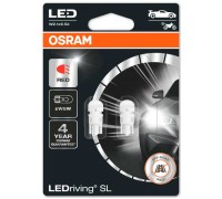 Светодиодная лампа OSRAM LEDriving - Standart SL W5W 12v красная 2825drp02b