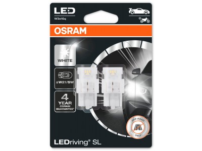 Светодиодная лампа OSRAM LEDriving - Standart SL W21/5W 12v белая 7515DWP-02B