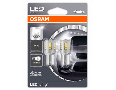 Светодиодная лампа OSRAM LEDriving - Standart P21W 12v белая 7456CW-02B