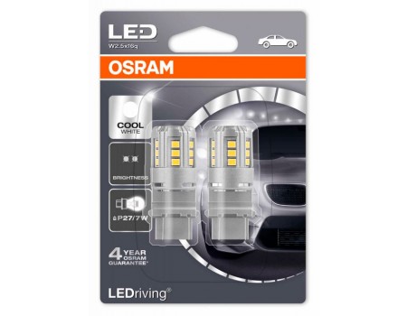 Светодиодная лампа OSRAM LEDriving - Standart P27/7W 3157 12v белая 3547CW-02B