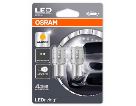 Светодиодная лампа OSRAM LEDriving - Standart PY21W 12v желтая 7457YE-02B