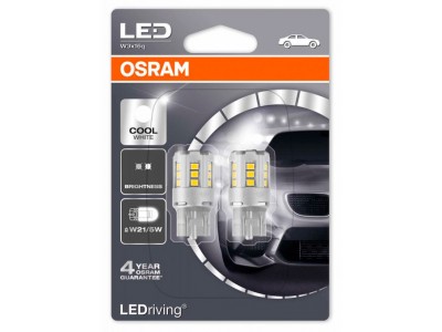 Светодиодная лампа OSRAM LEDriving - Standart W21/5W 12v белая 7715CW-02B