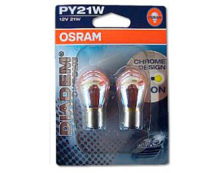Лампа поворотника Osram PY21W 12v Diadem Chrome 7507dc02b