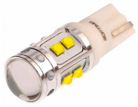Светодиодная лампа Optima W5W MINI-CREE CAN 12-24V 5500К двухрядные с обманкой