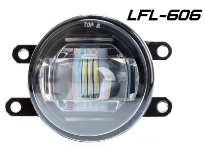 Фара противотуманная Toyota Auris I (06-12); II (13-) светодиодная  Optima LFL-606 с ДХО левая+ правая