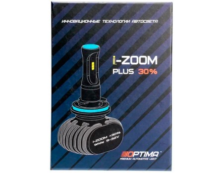 Светодиодные лампы Optima LED i-ZOOM + 30% Hir2/9012 42.4w 4000 Lum 12-24V