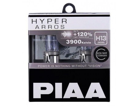 Галогенные лампы PIAA Hyper Arros H13 (9008) +120% 3900k 65/ 55w 12v HE-907