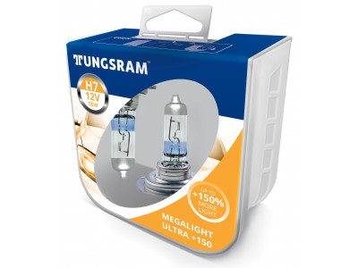 Галогенные лампы Tungsram (GE) Megalight Ultra +150% H7 12v 55w 58520nxnu