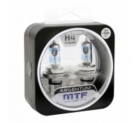 Галогенные лампы MTF light Argentum +130% H4 60/55W (комплект)