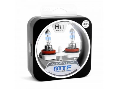 Галогенные лампы MTF light Argentum +130% H11 55W (комплект)