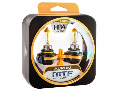 Галогенные лампы MTF light Aurum HB4 (комплект)