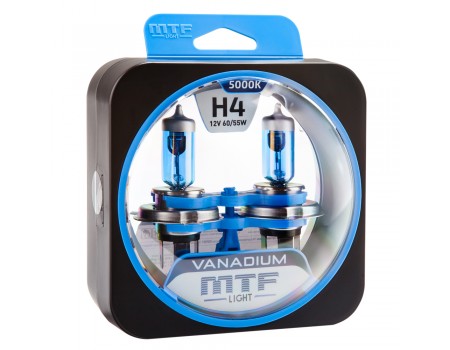Галогенные лампы MTF light Vanadium H4 (комплект)