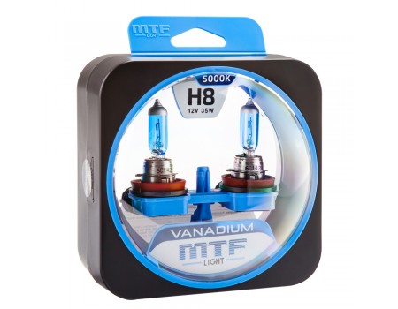 Галогенные лампы MTF light Vanadium H8 (комплект)