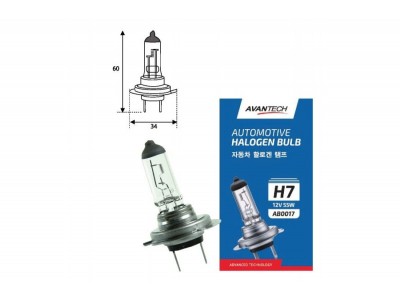 Галогенные лампы Avantech H7 12v 55w