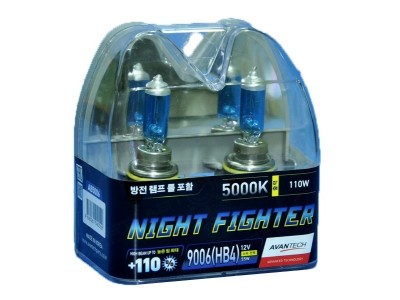 Галогенные лампы Avantech Night Fighter +110% HB4 12v 55w 5000k ab5006