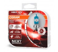Галогенные лампы Osram Night Breaker Laser +150% Next Generation HB3 9005 12v 60w 9005nl-hcb