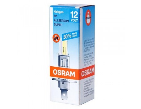 Галогенная лампа Osram Allseason H1 12v 55w 64150als