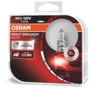 Галогенные лампы Osram Night Breaker Silver +100% H1 12v 55w 64150nbshcb