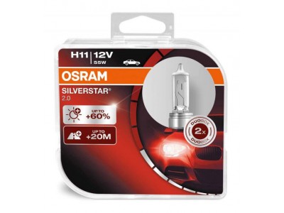 Галогенные лампы Osram Silverstar 2.0 H11 12v 55w 64211sv2duobox
